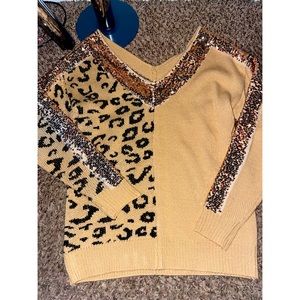 Leopard sweater